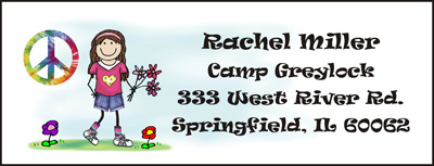 Camp Address Label