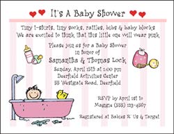 inv Baby Shower Girl