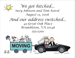 personalized moving card