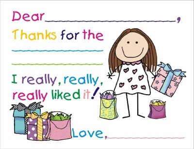 personalized fill-in thankyou card